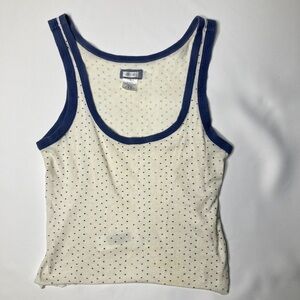 Aerie Women's Poker Dot Print Sleeveless Tank Top Size Medium